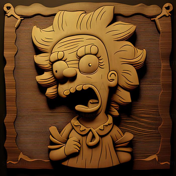 3D model st Maggie Simpson from The Simpsons (STL)